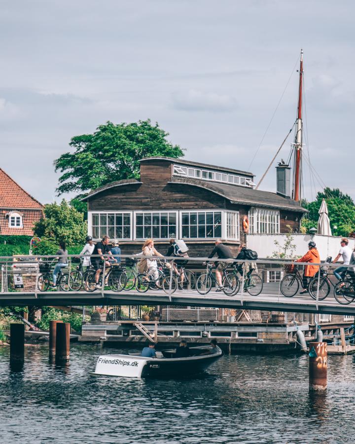 Biking in Copenhagen