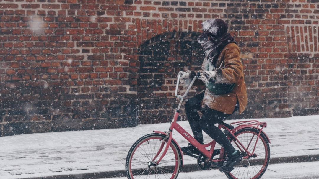 Biking in snow | Martin Heiberg