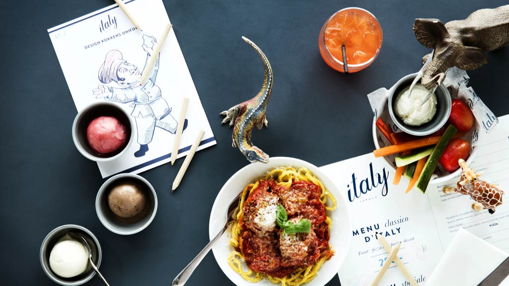 Family-friendly restaurant Italy by Cofoco is ideal when eating out with kids in Copenhagen