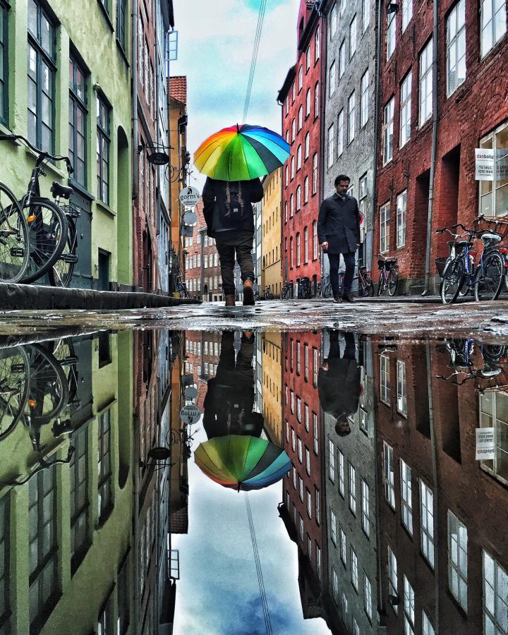 Rainy day in Copenhagen