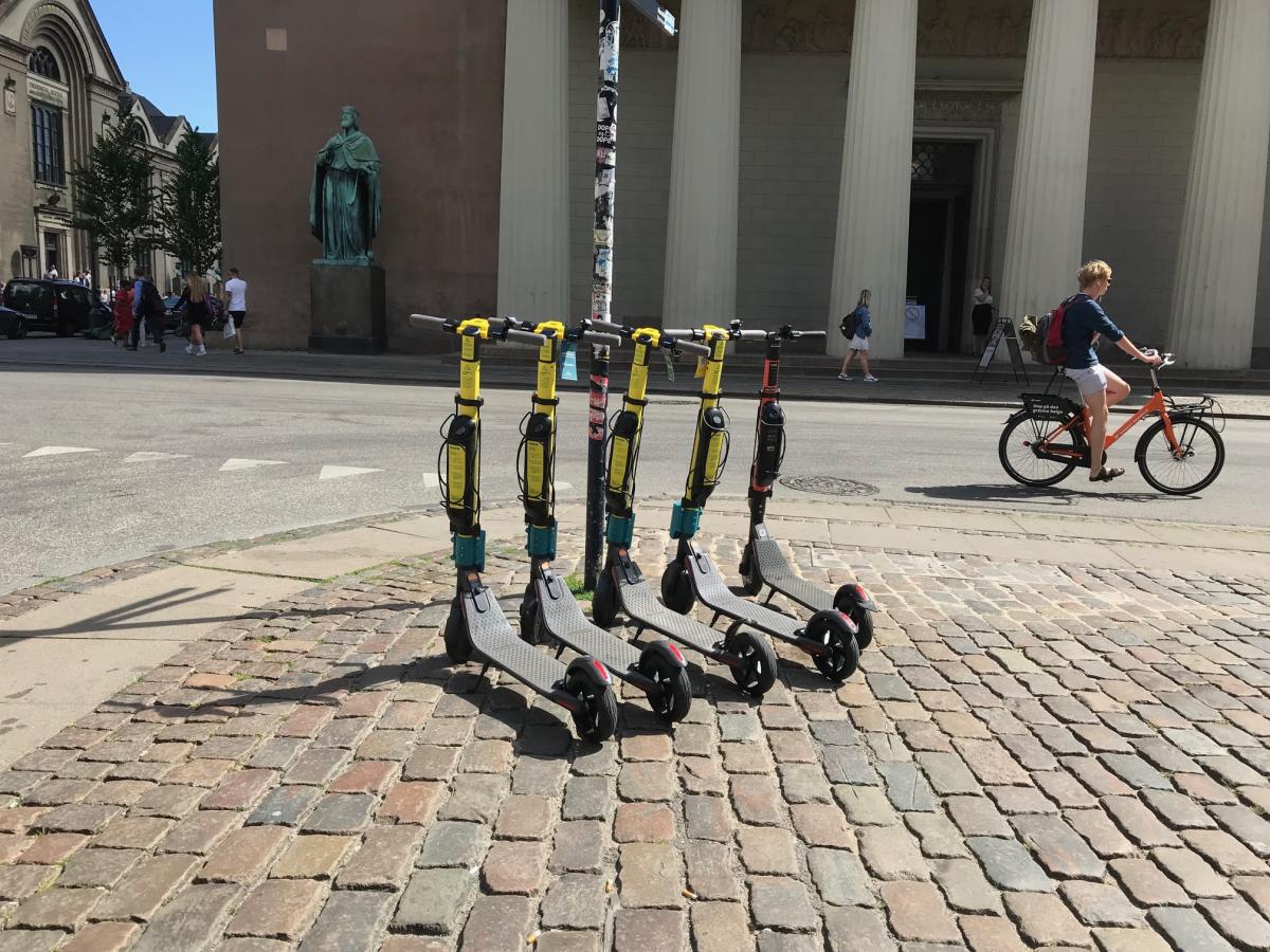E-scooters in Copenhagen