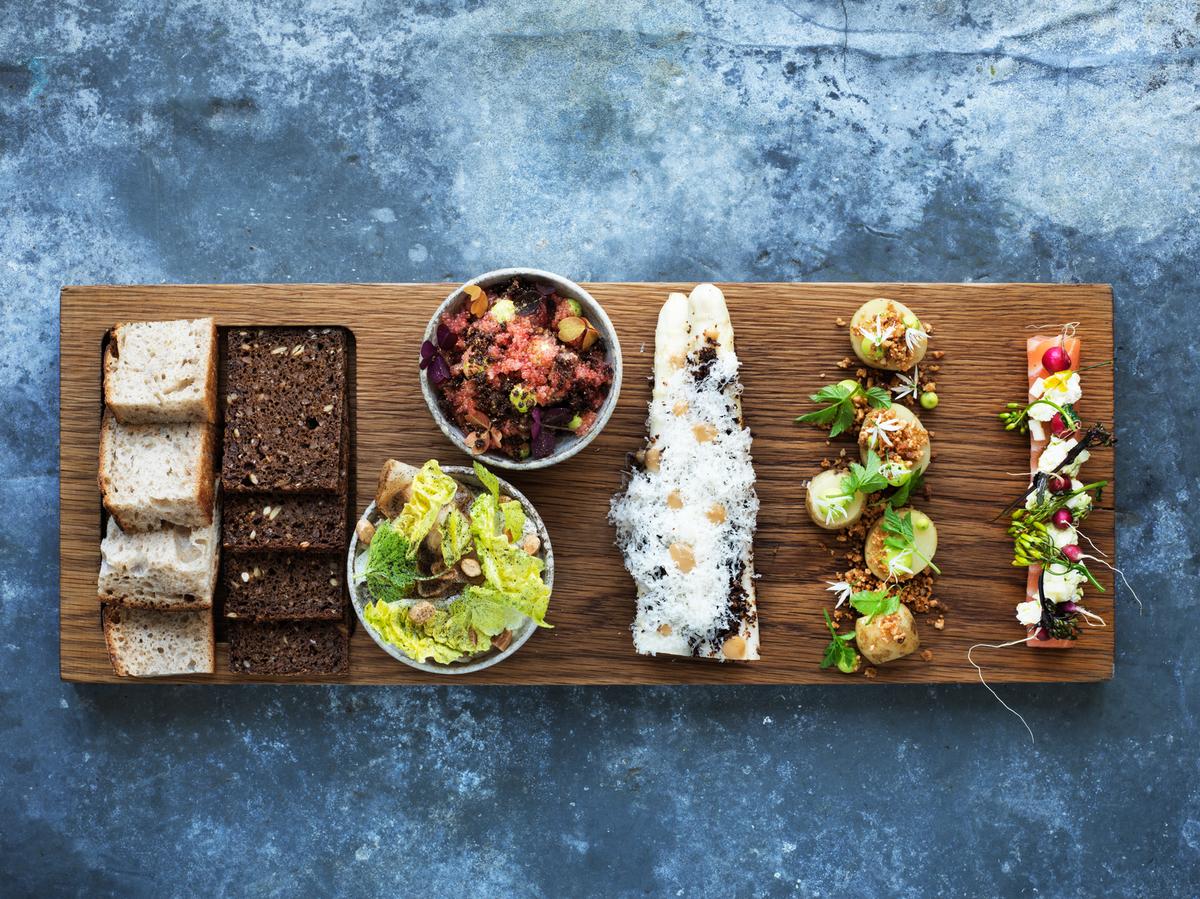 Smørrebrød at Aamann's Etablissement in Østerbro, Copenhagen