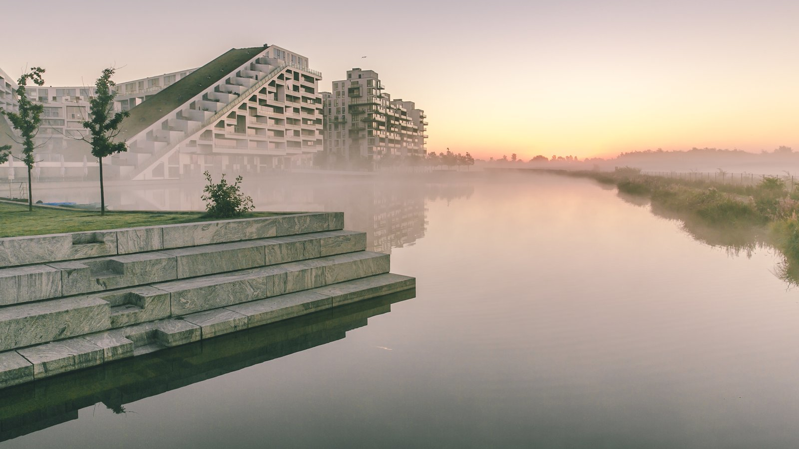 8House in Copenhagen's Ørestad neighbourhood bordering the nature reserve Amager Fælled.