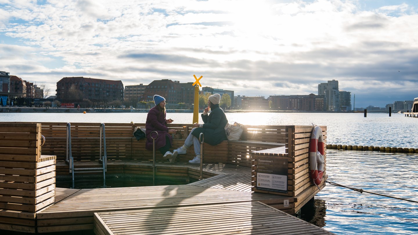 Winter swimming in Copenhagen