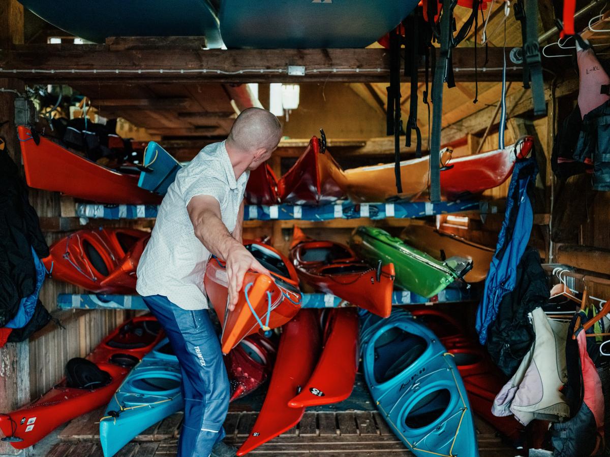 Esrum Sø - Sne og Vand