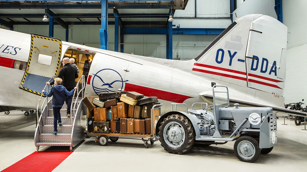 Store passagerfly på Danmarks Tekniske Museum