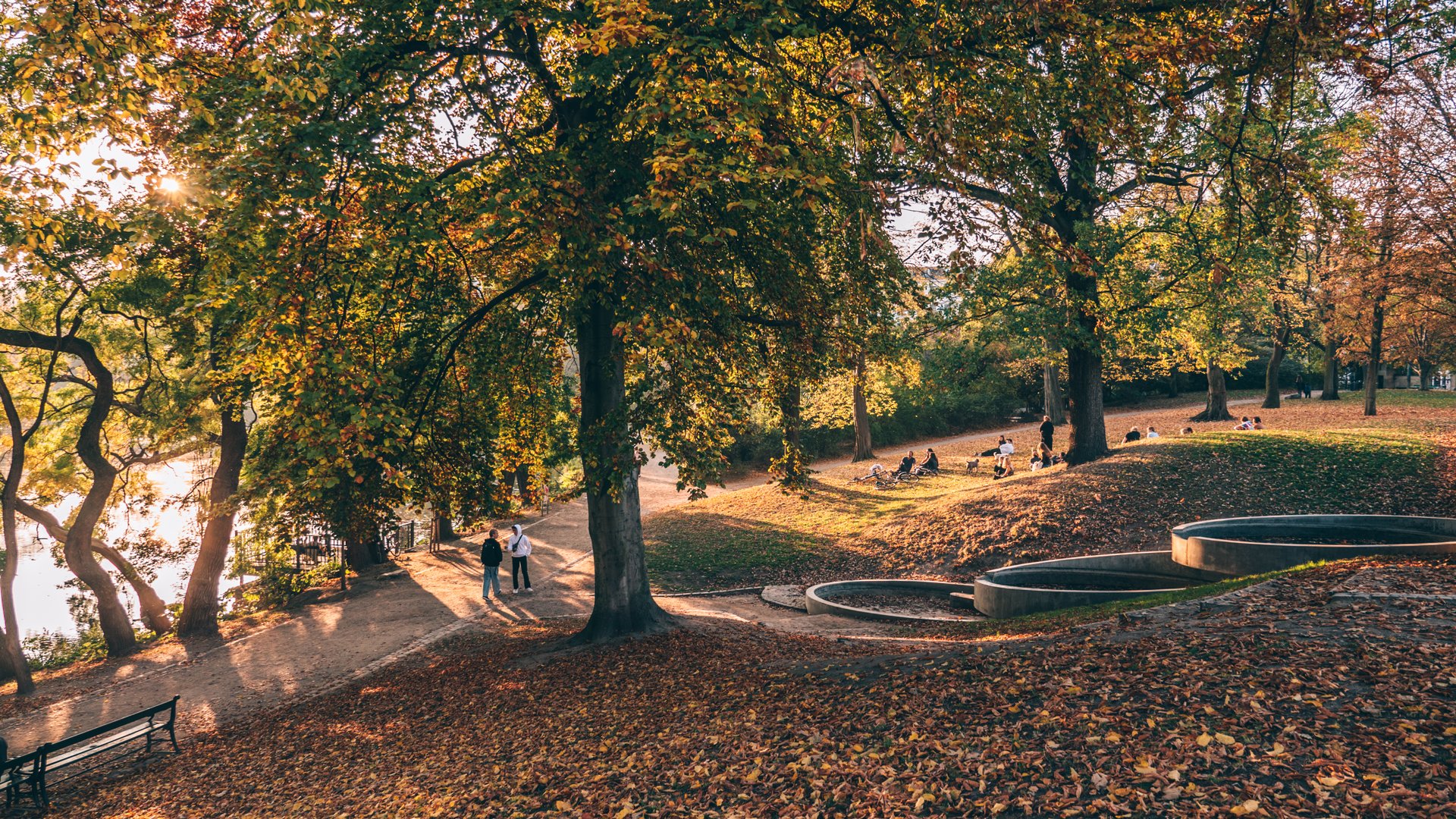 Ørstedsparken efterår
