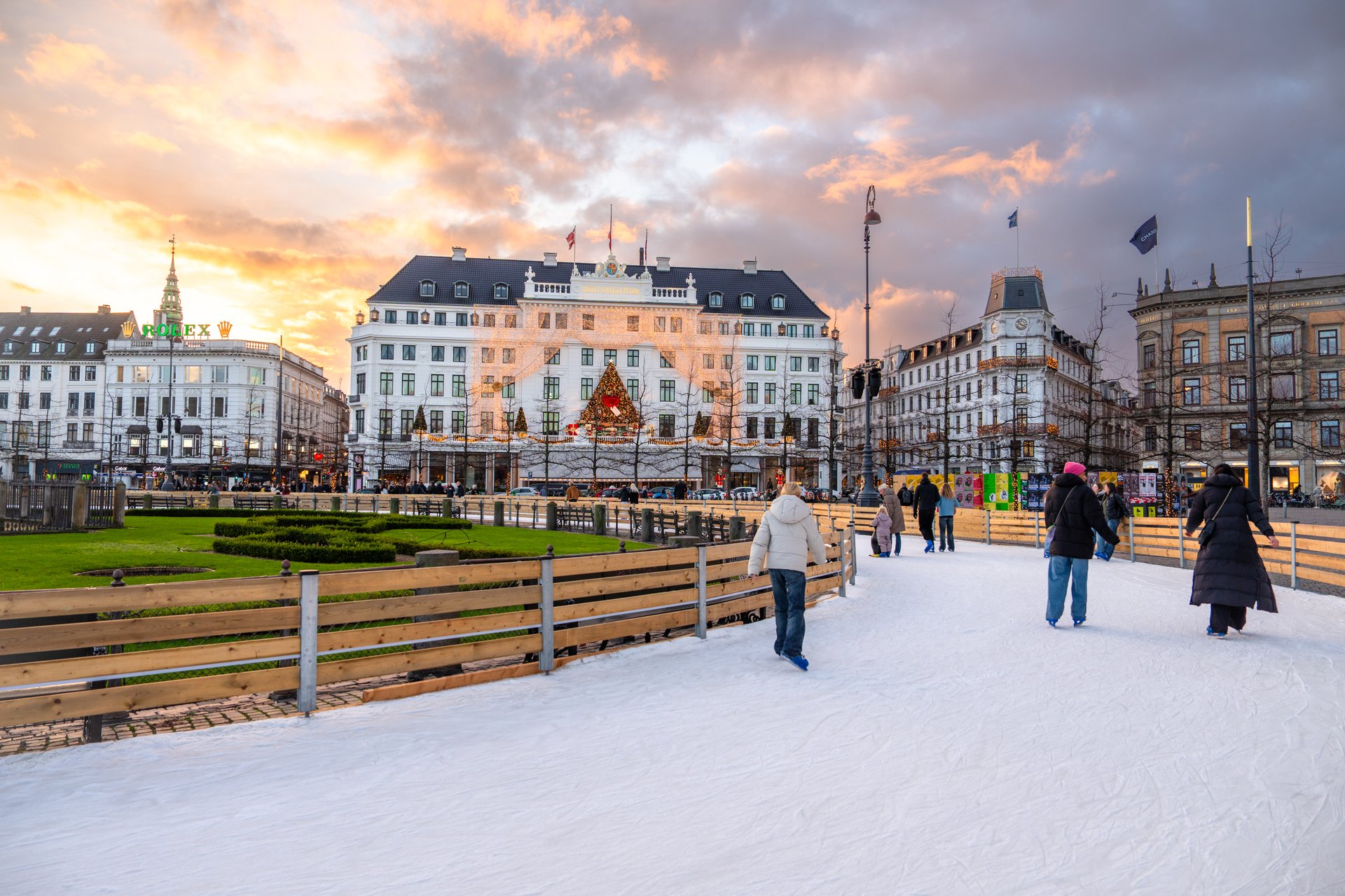 Ice rink at Kongens Nytorv