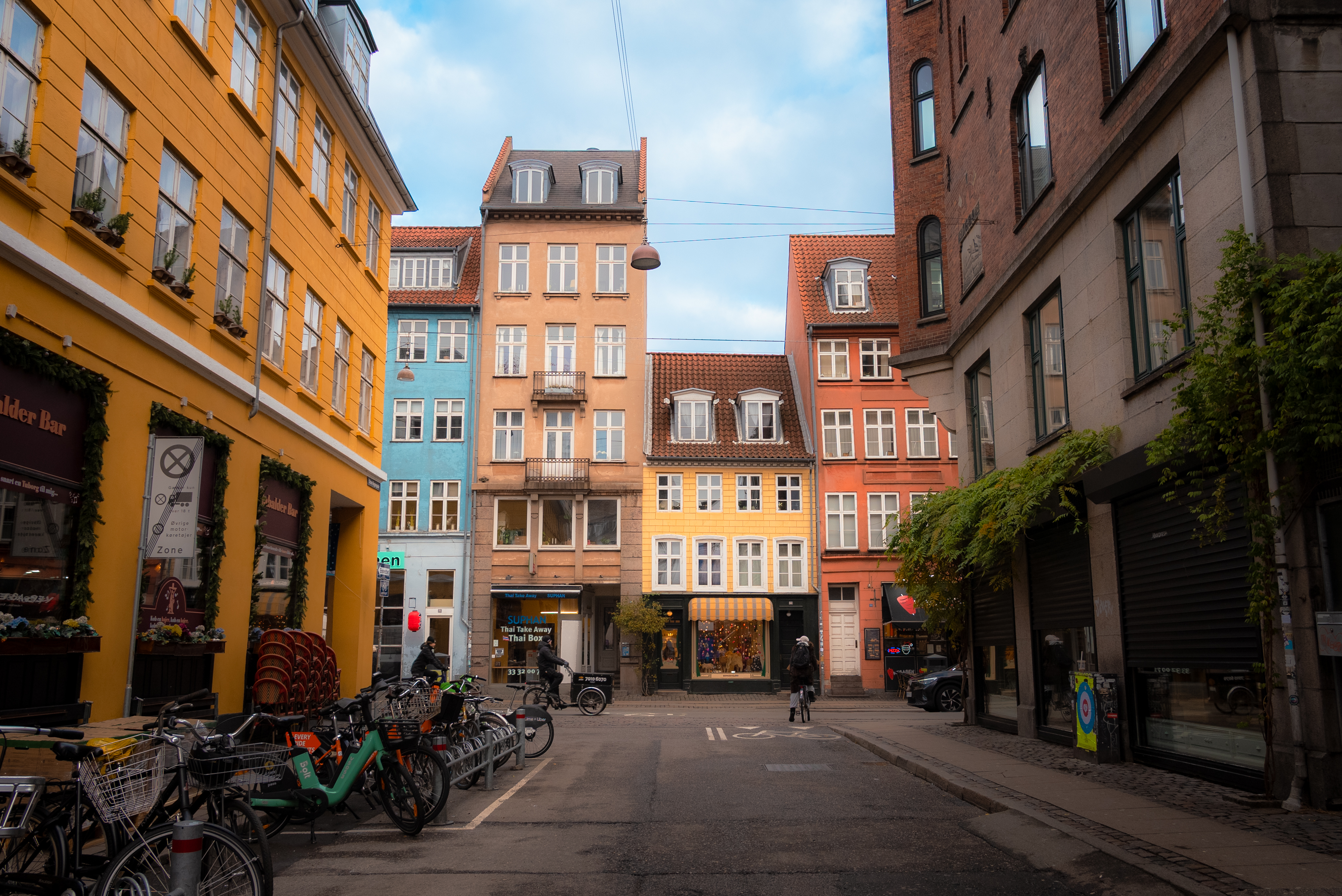 Architecture and houses in the inner city of Copenhagen