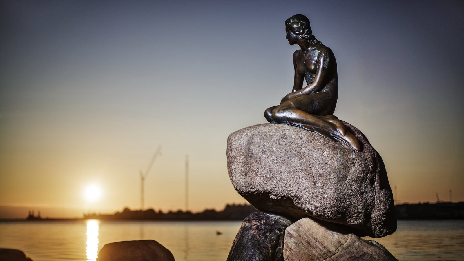 Die Kleine Meerjungfrau Statue in Kopenhagen