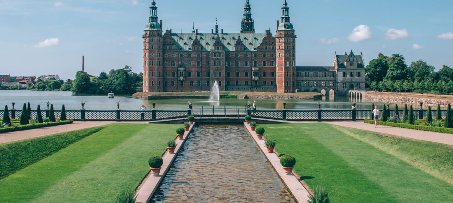 Frederiksborg Castle in Hillerød north of Copenhagen