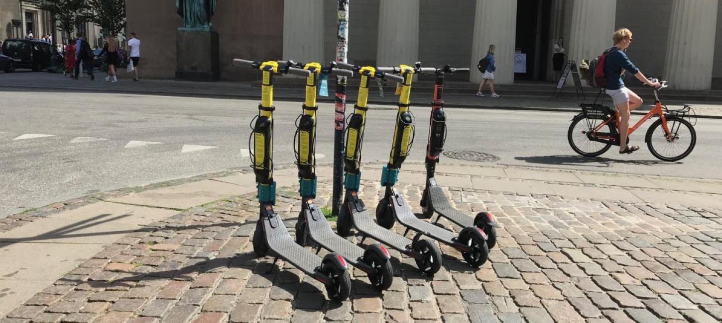 E-scooters in Copenhagen