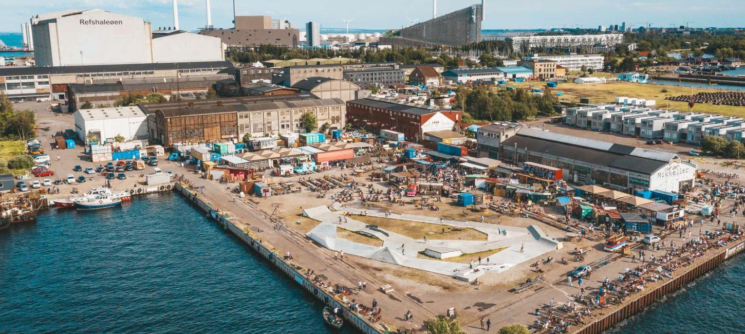 Reffen Street Food på Refshaleøen i København-