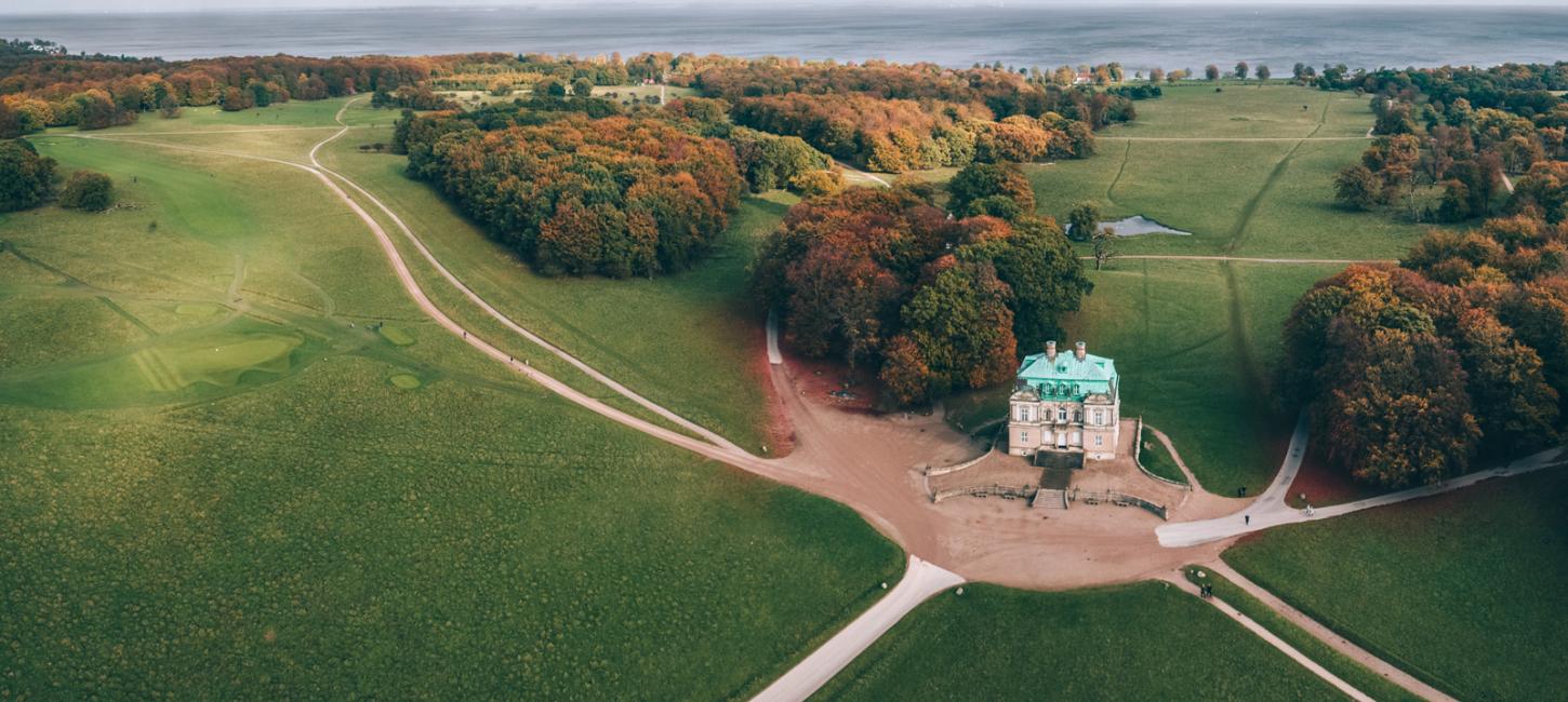 The royal hunting lodge The Hermitage is located in the picturesque an UNESCO listed Deer Park just north of Copenhagen.