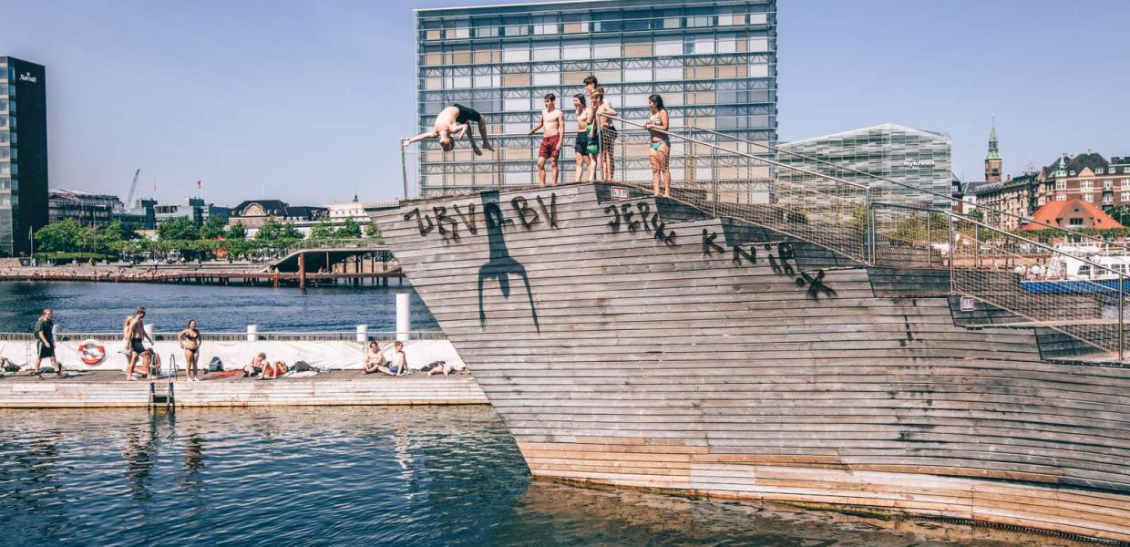 Harbour bath in Copenhagen 