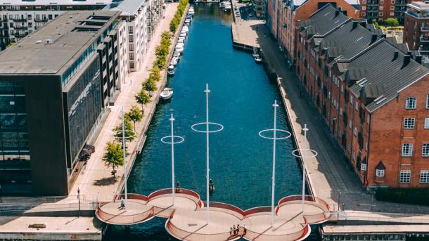 The Circle Bridge in Copenhagen