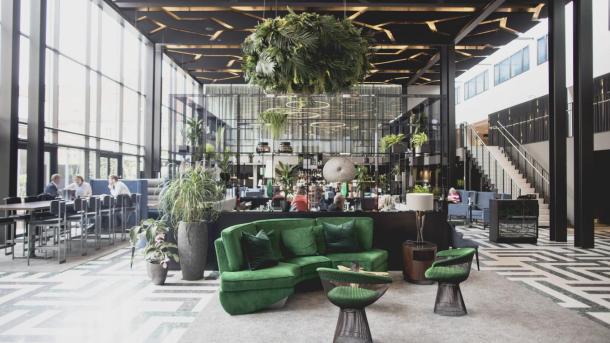 The restauant at Hotel SKT PETRI is one of many places you can eat on New Year's Eve in Copenhagen.