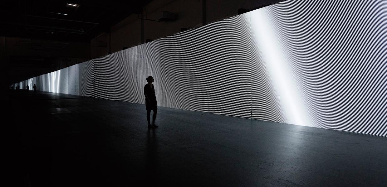 Carsten Nicolai unidisplay at Copenhagen Contemporary 
