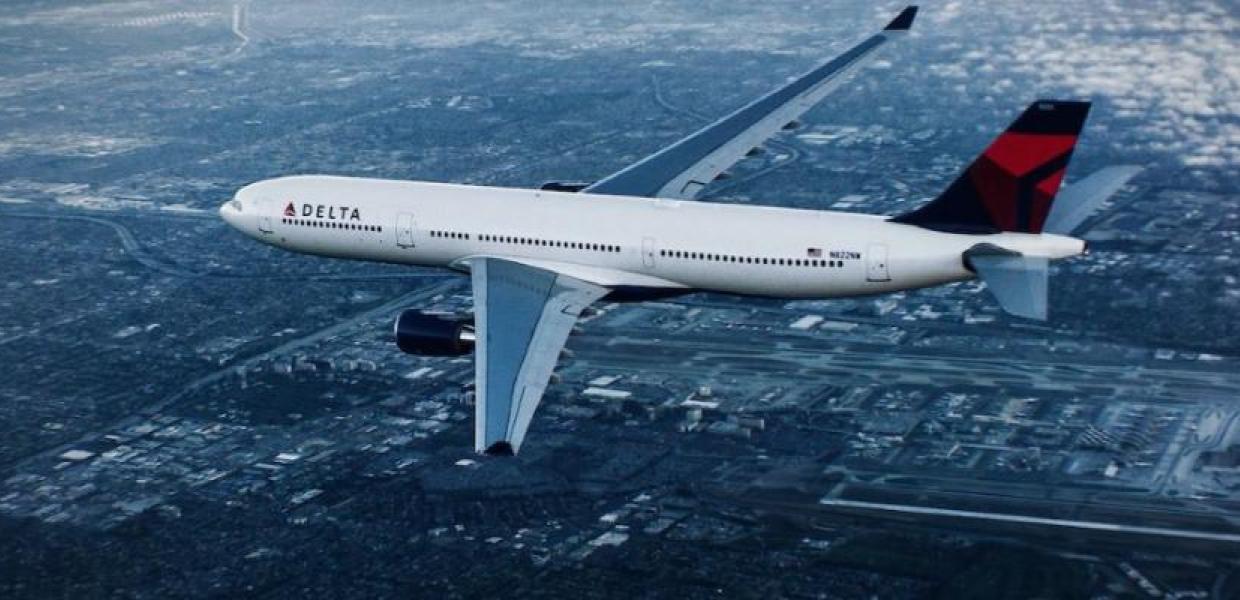 Delta airplane