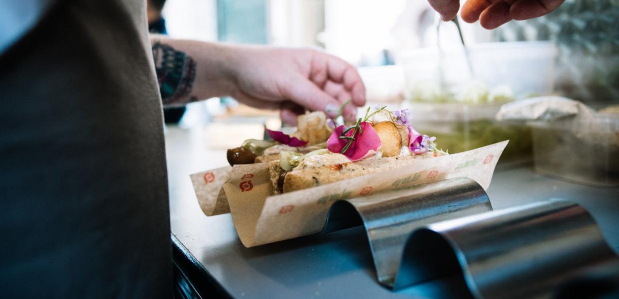 Økologisk hotdog