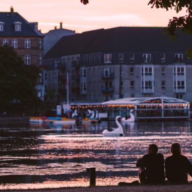 The lakes at sunset | Jarvis Lawson