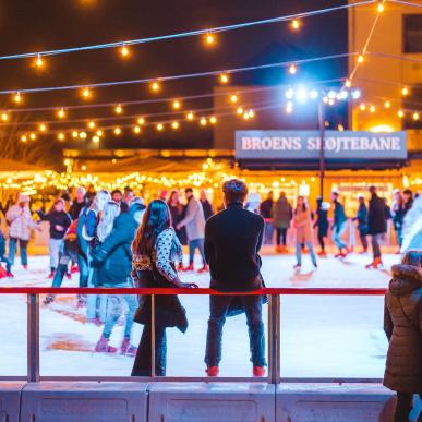 Broens outdoor ice rink