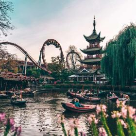 Tivoli Gardens in Copenhagen