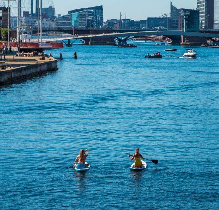 SUP in Copenhagen Canals